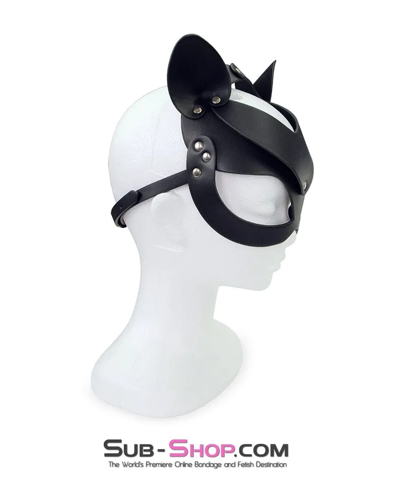 9950M      Leather Cat Woman Mask