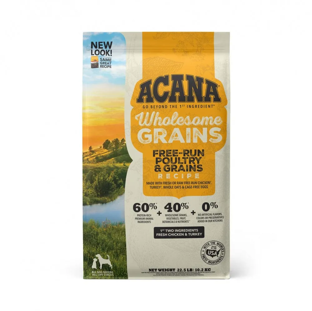 ACANA Wholesome Grains Free-Run Poultry Recipe Dry Dog Food