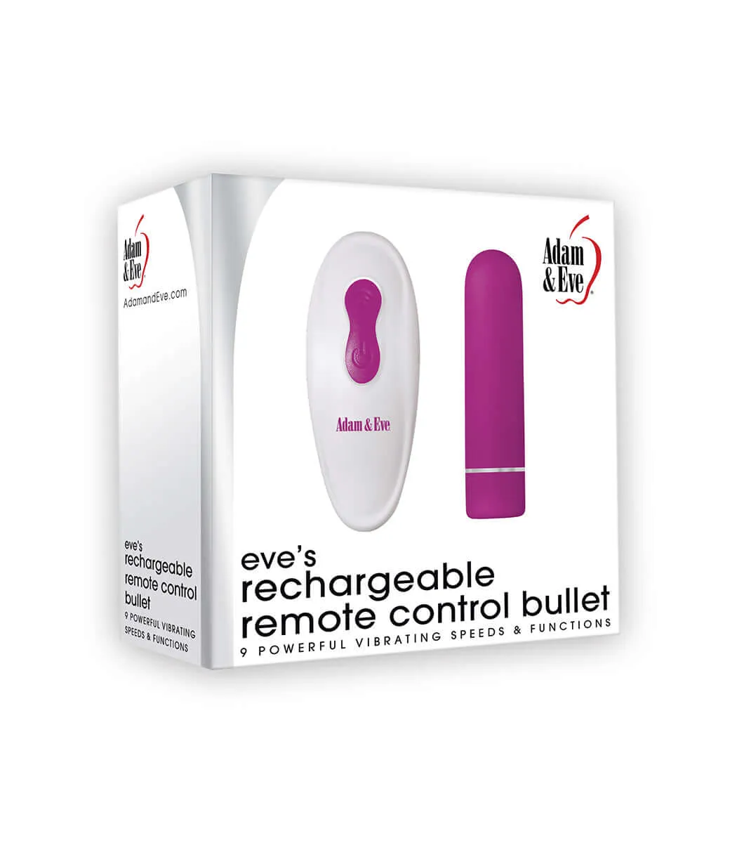 Adam and Eve's Rechargeable Remote Control Bullet Vibrator by Evolved Novelties: Dive into Wireless Pleasure!