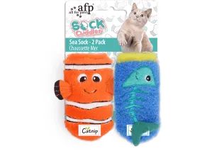 AFP Cat Socks-Sea Sock - 2 Pack