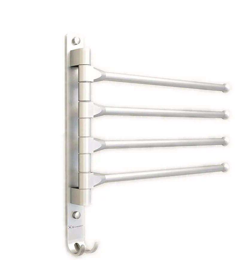 Aluminum  Movable Towel Rack Bathroom Accessory