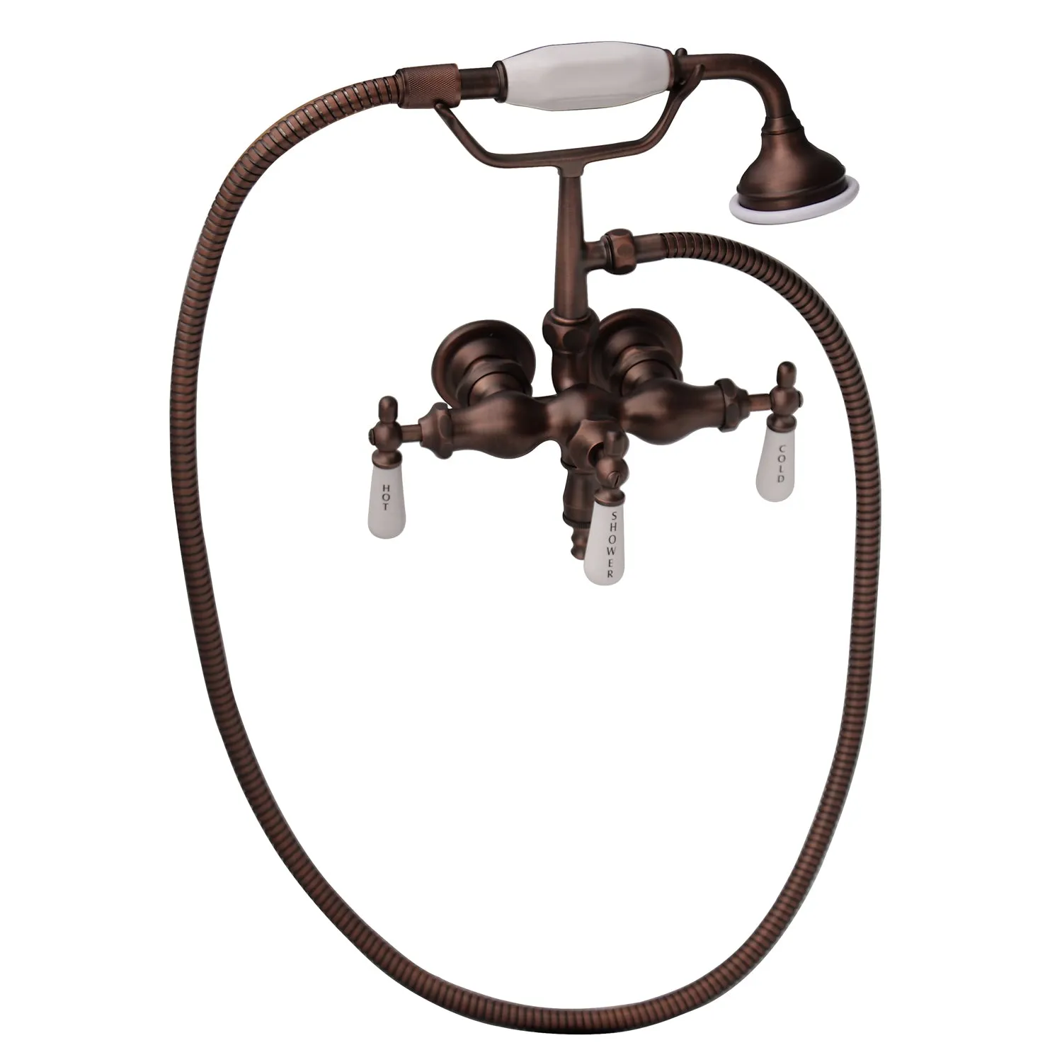 Anthea Acrylic Roll Top Tub Kit in Bisque – Oil Rubbed Bronze Accessories