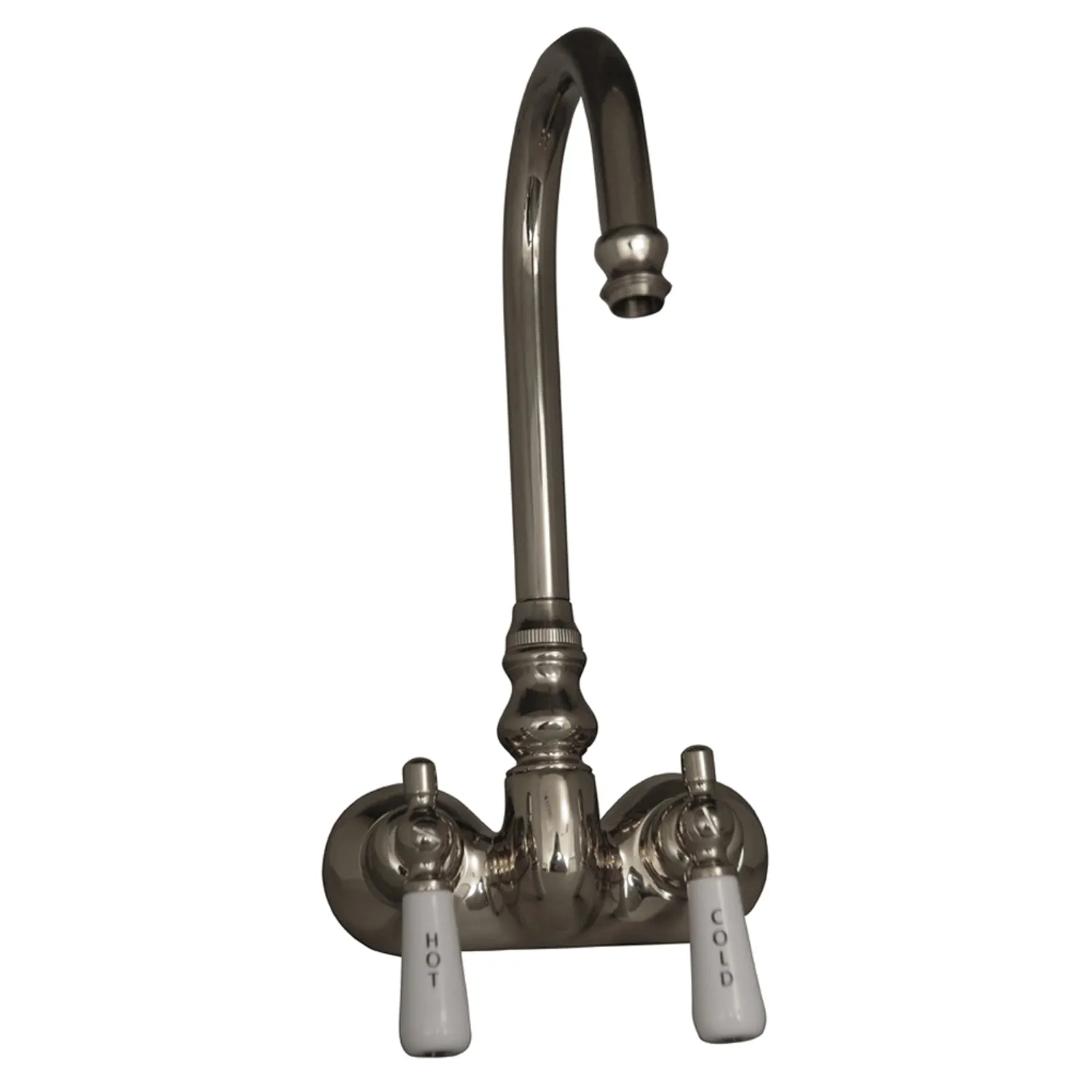 Antonio 55" Cast Iron Roll Top Tub Kit-Polished Nickel Accessories