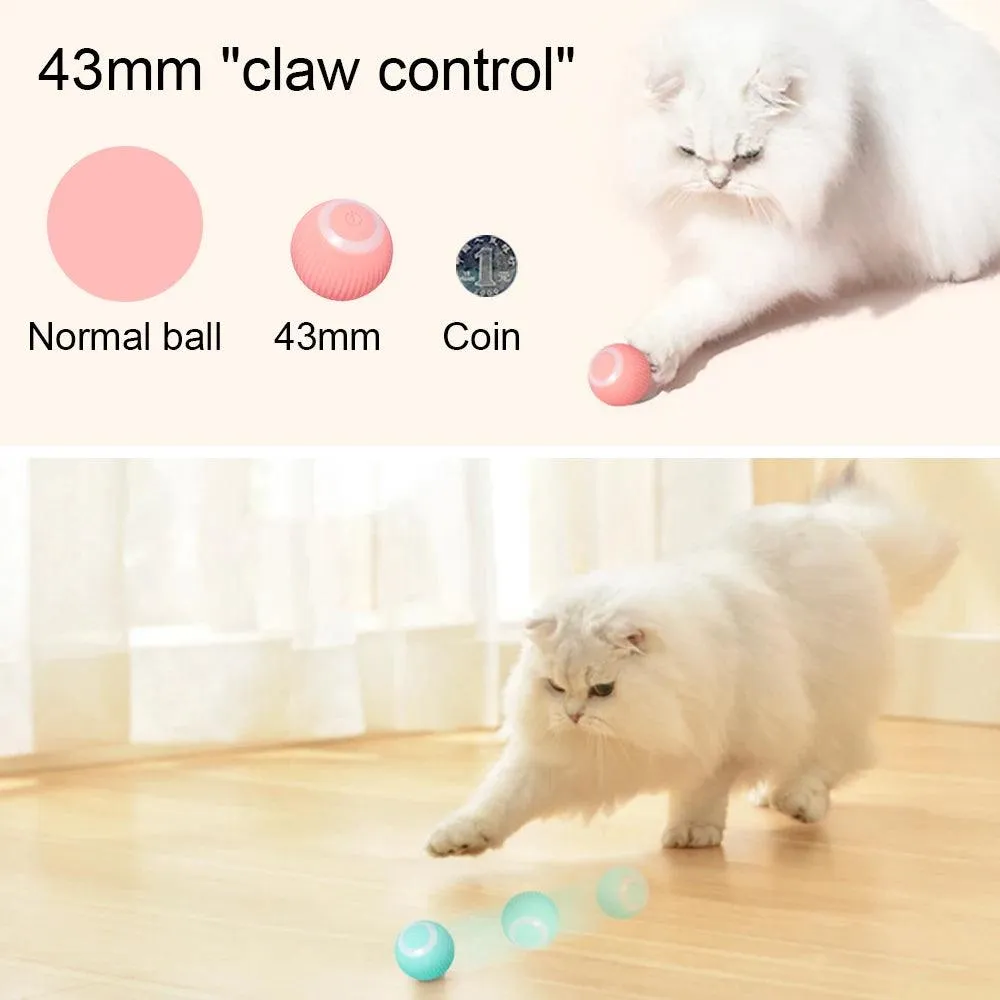 Automatic Self Rotating Interactive Cat Toy Ball