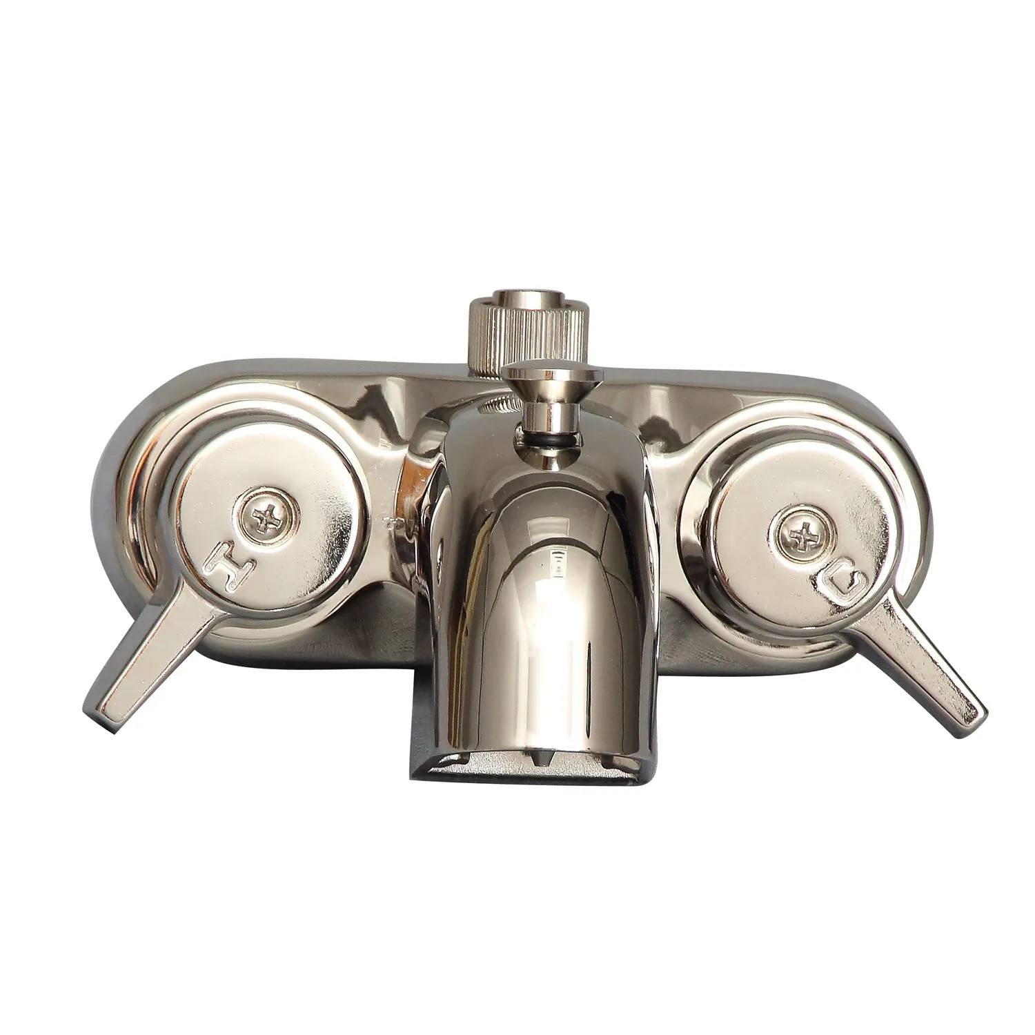 Bartlett 60" Cast Iron Roll Top Tub Kit-Polished Nickel Accessories