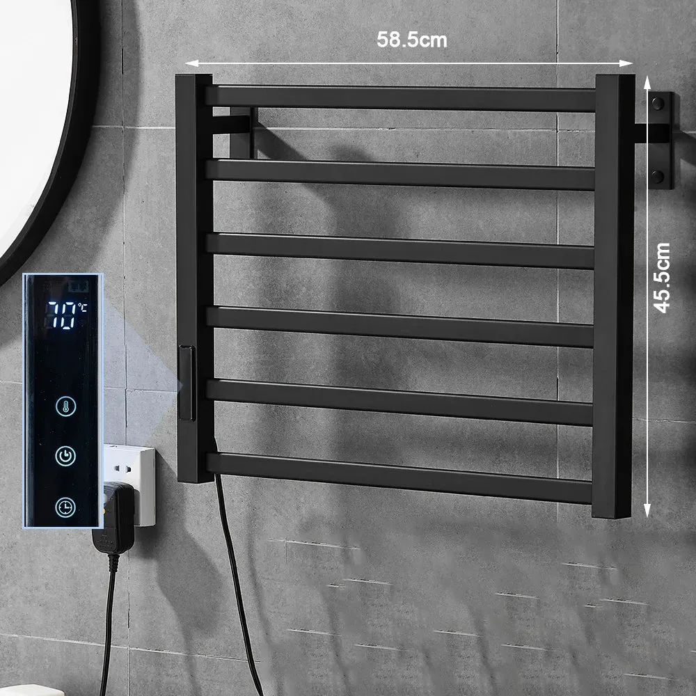 Bathroom Electric Towel Rack Temperature Time Control Towel Warmer