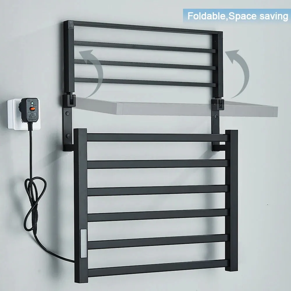 Bathroom Electric Towel Rack Temperature Time Control Towel Warmer