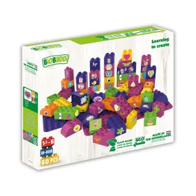 Biobuddi 009 - Educational blocks with 2 baseplates girls