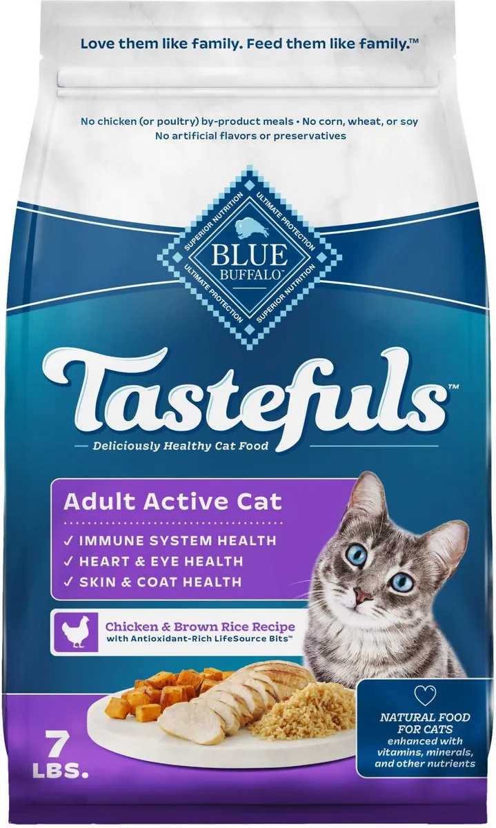 Blue Buffalo Tastefuls Active Natural Chicken Adult Dry Cat Food