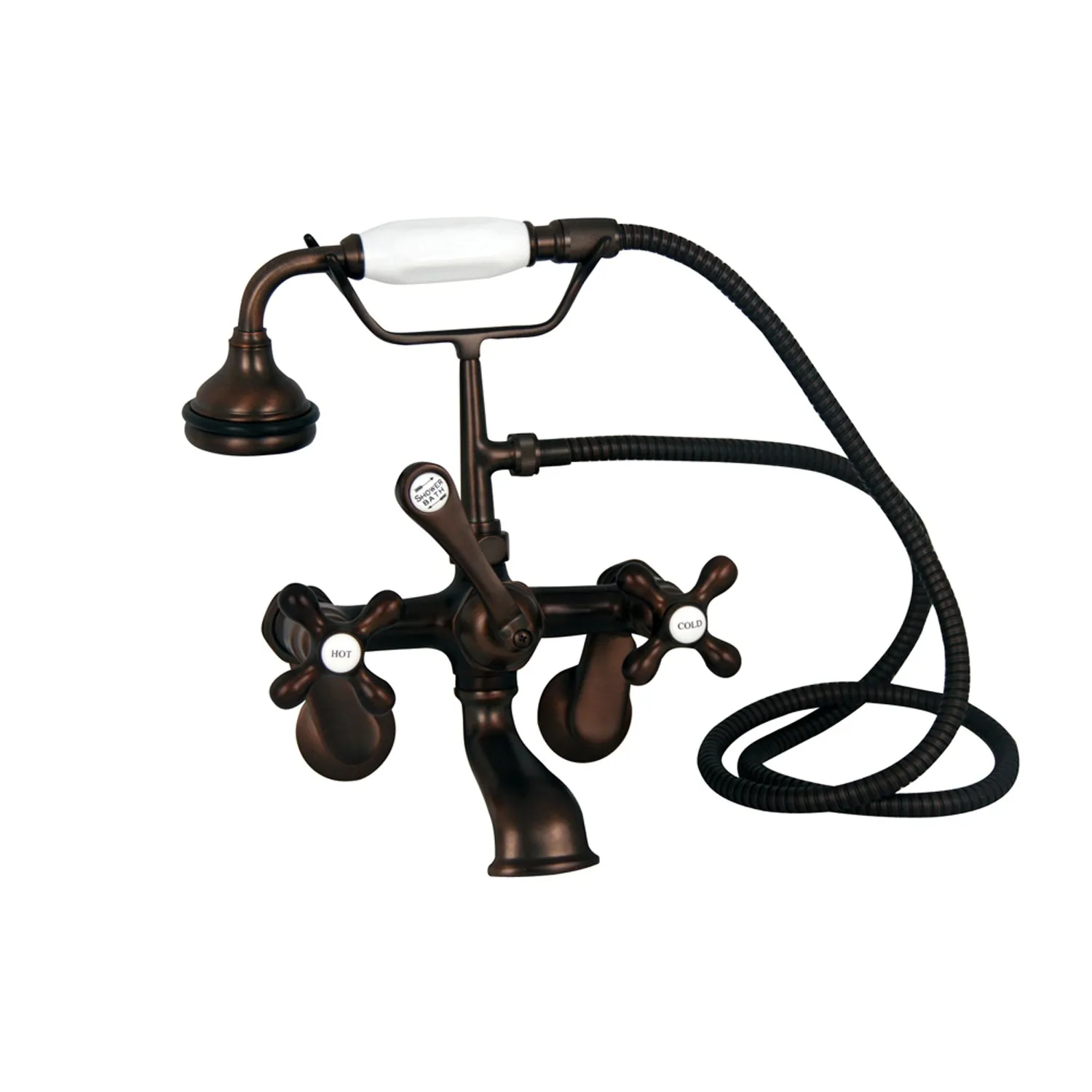 Brocton 65″ Cast Iron Roll Top Tub Kit – Oil Rubbed Bronze Accessories