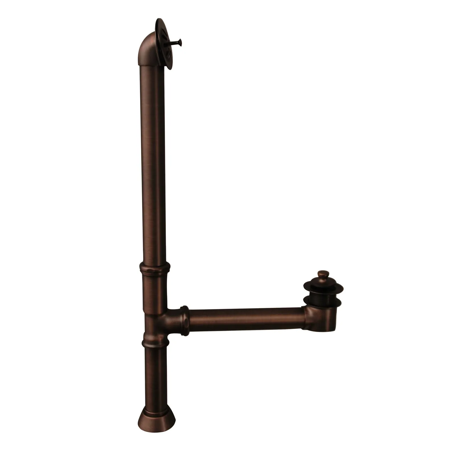 Brocton 65″ Cast Iron Roll Top Tub Kit – Oil Rubbed Bronze Accessories