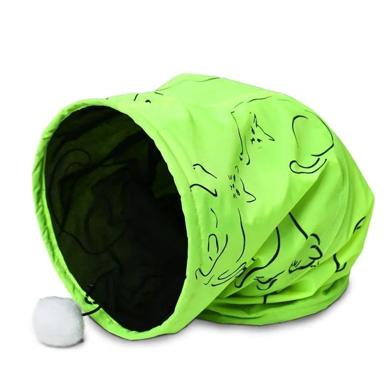 Cat Tunnel Toys With Ball