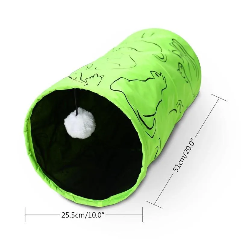 Cat Tunnel Toys With Ball