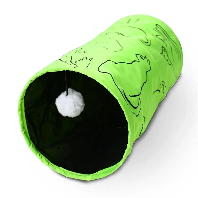 Cat Tunnel Toys With Ball