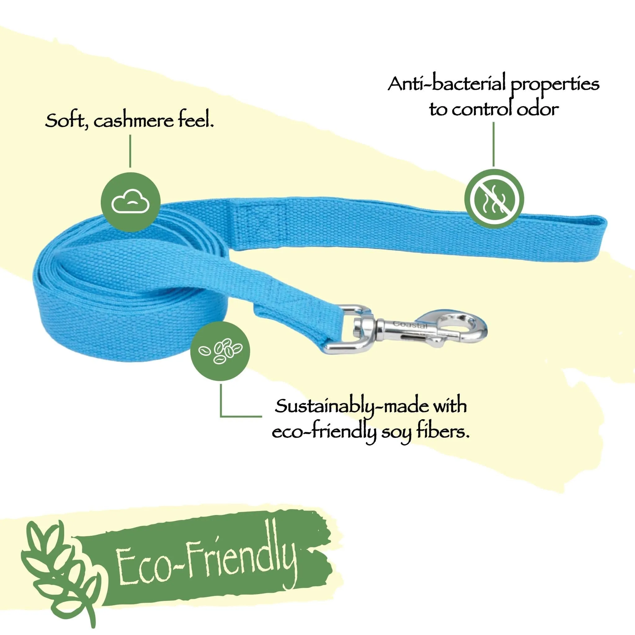 Coastal Pet Products New Earth Soy Dog Leash in Pumpkin