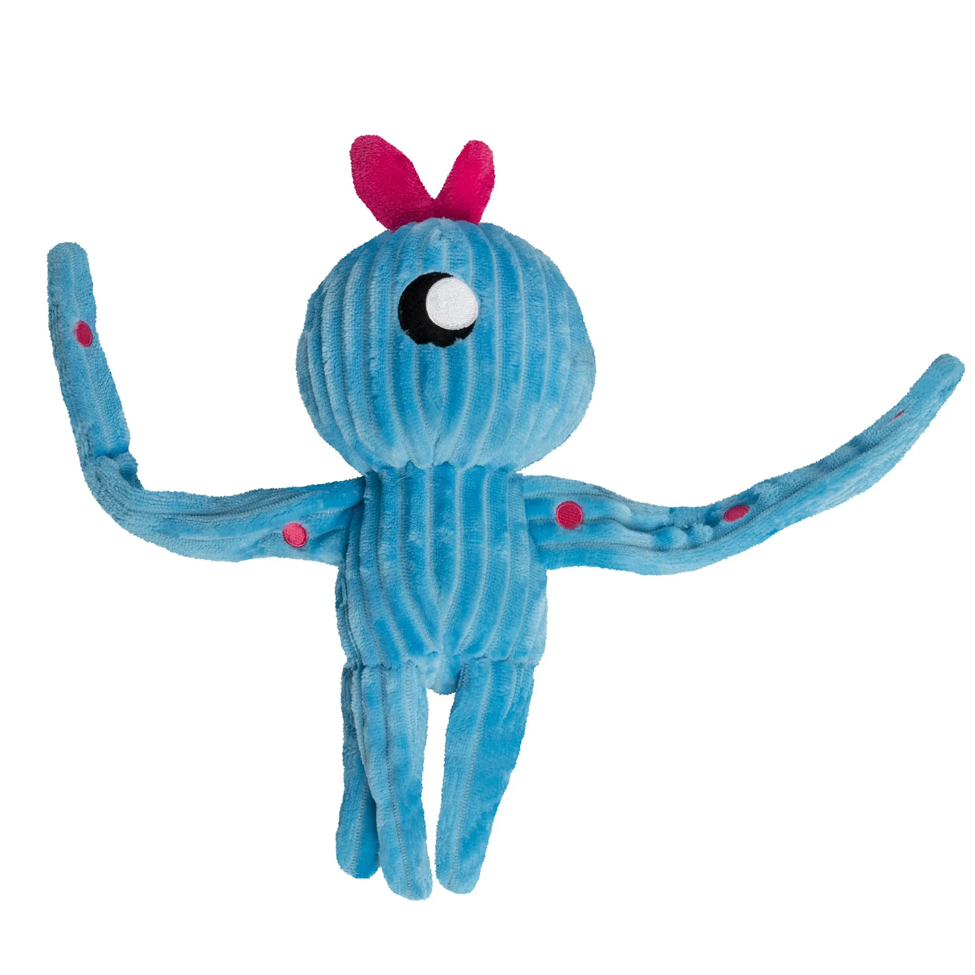 Corduroy & Crinkle Plush Dog Toy - Blip & Plip the Aliens