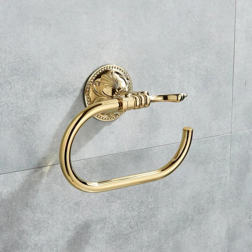 Creative Semi Oval Bathroom Towel Ring