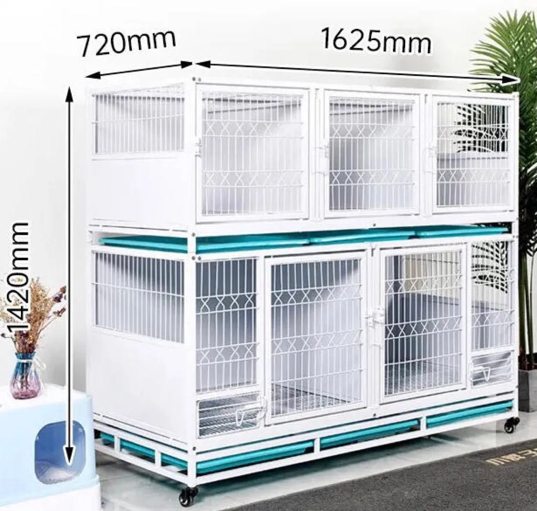 DIVA Range • Multipurpose 3 Level 8 Spaces Breeders multi purpose Dog Crate Cage