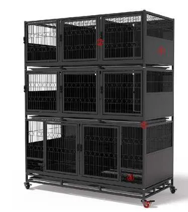 DIVA Range • Multipurpose 3 Level 8 Spaces Breeders multi purpose Dog Crate Cage