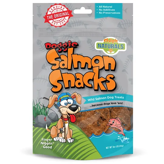 Doggie Salmon Snacks 3 oz.