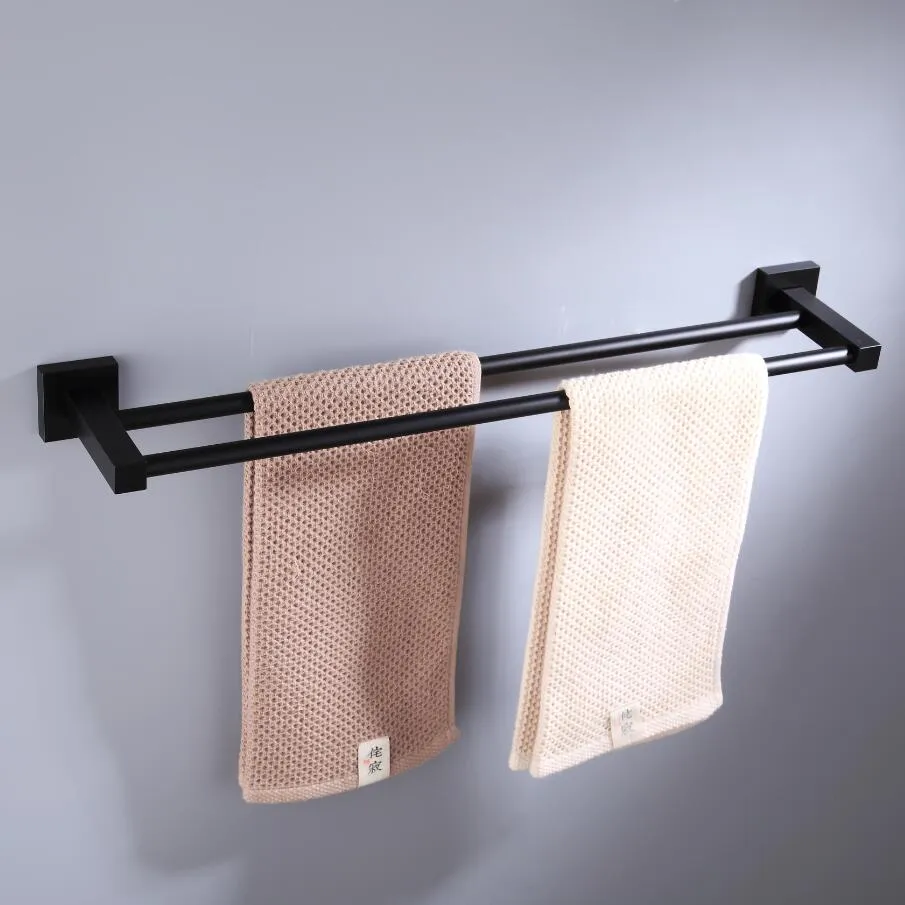 Double Towel Bars Bathroom Towel Hanger Space Bathroom Accessories