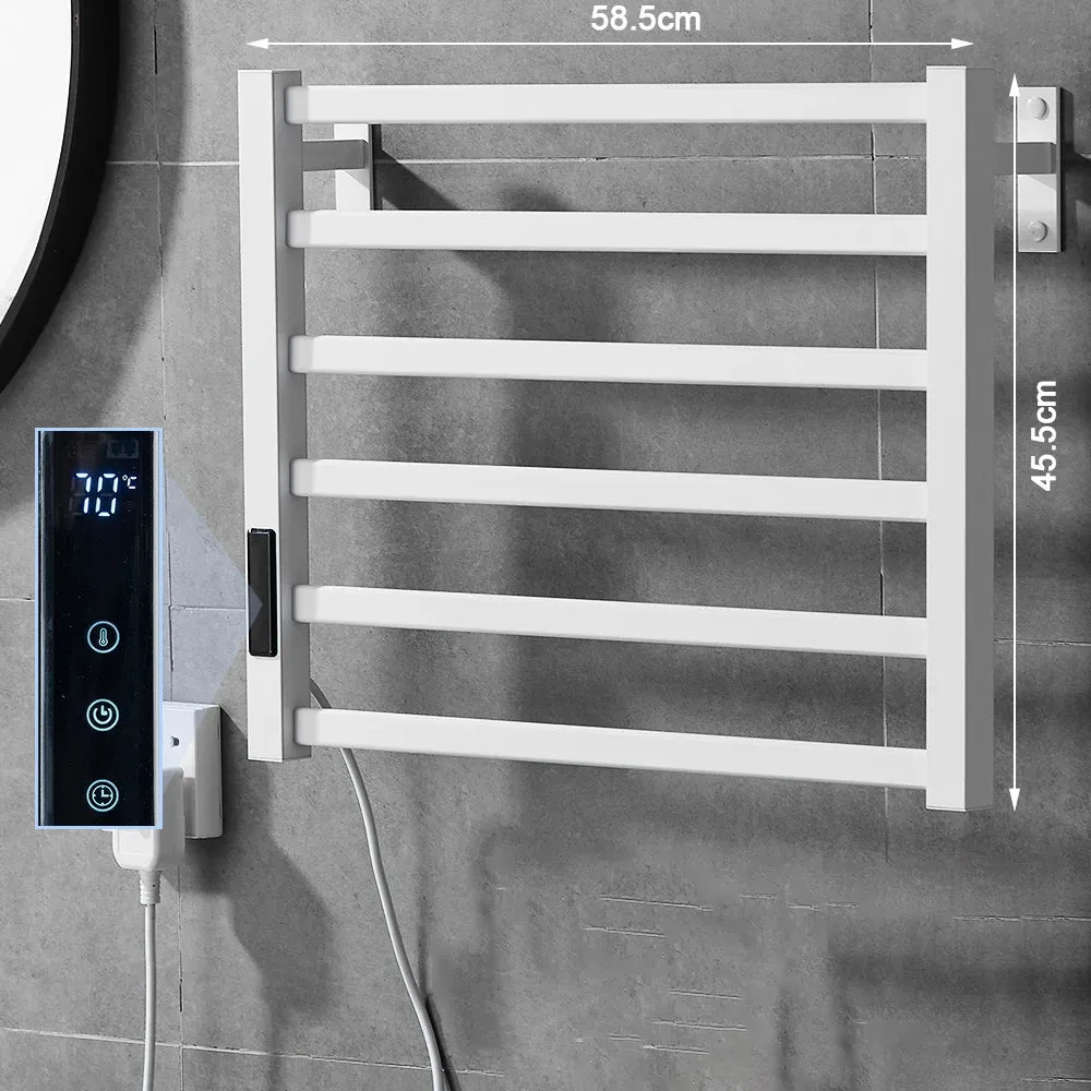 Electric Towel Rack Digital Display Time Control Towel Warmer