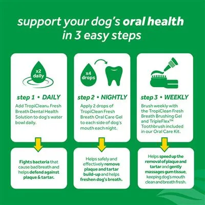 Fresh Breath Dental & Oral Care Brushing Gel for Pets, 2oz.