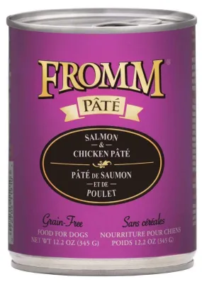 Fromm Gold Grain Free Salmon & Chicken Pate Canned Dog Food