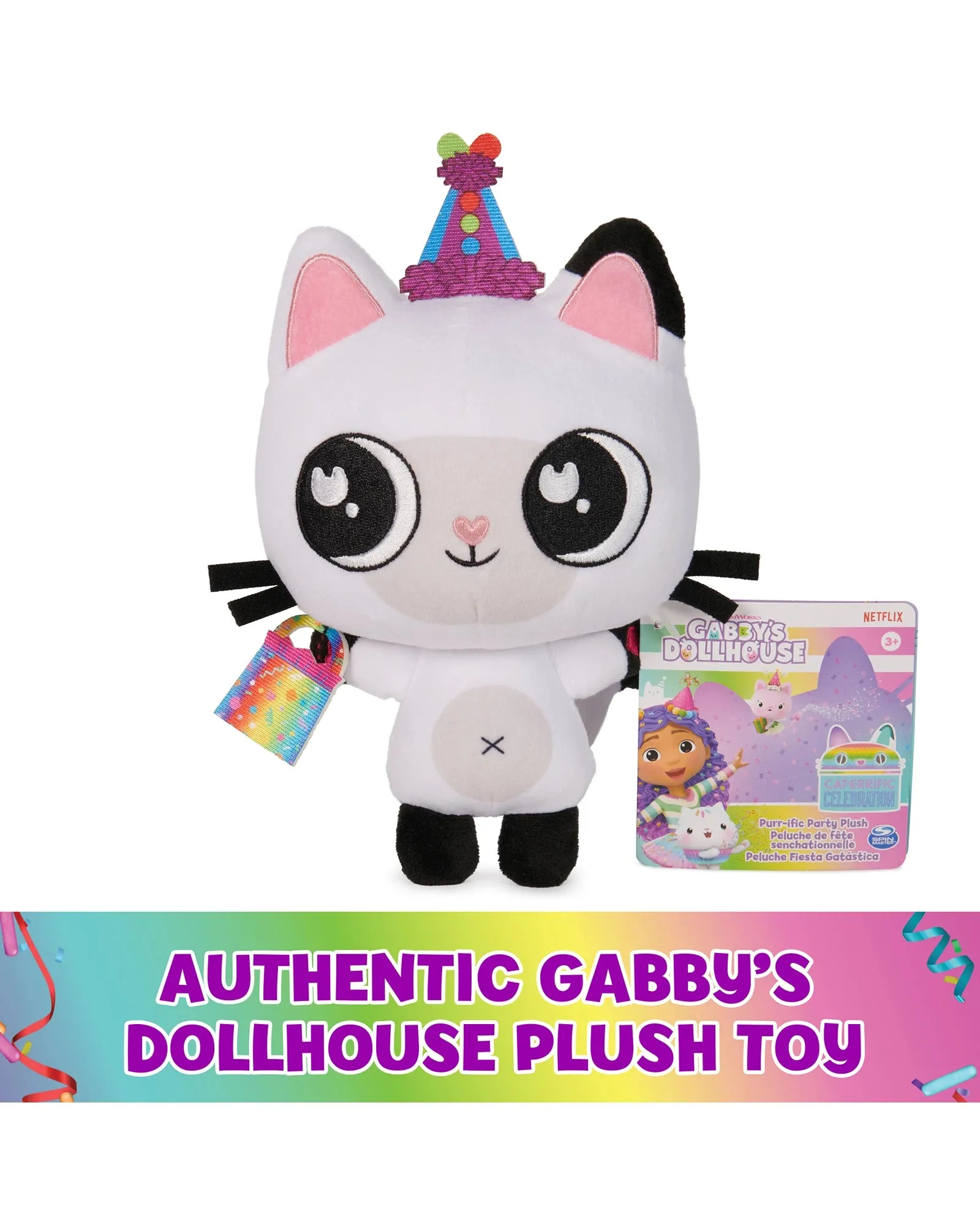 Gabbys Dollhouse Basic Plush Celebration - Assorted