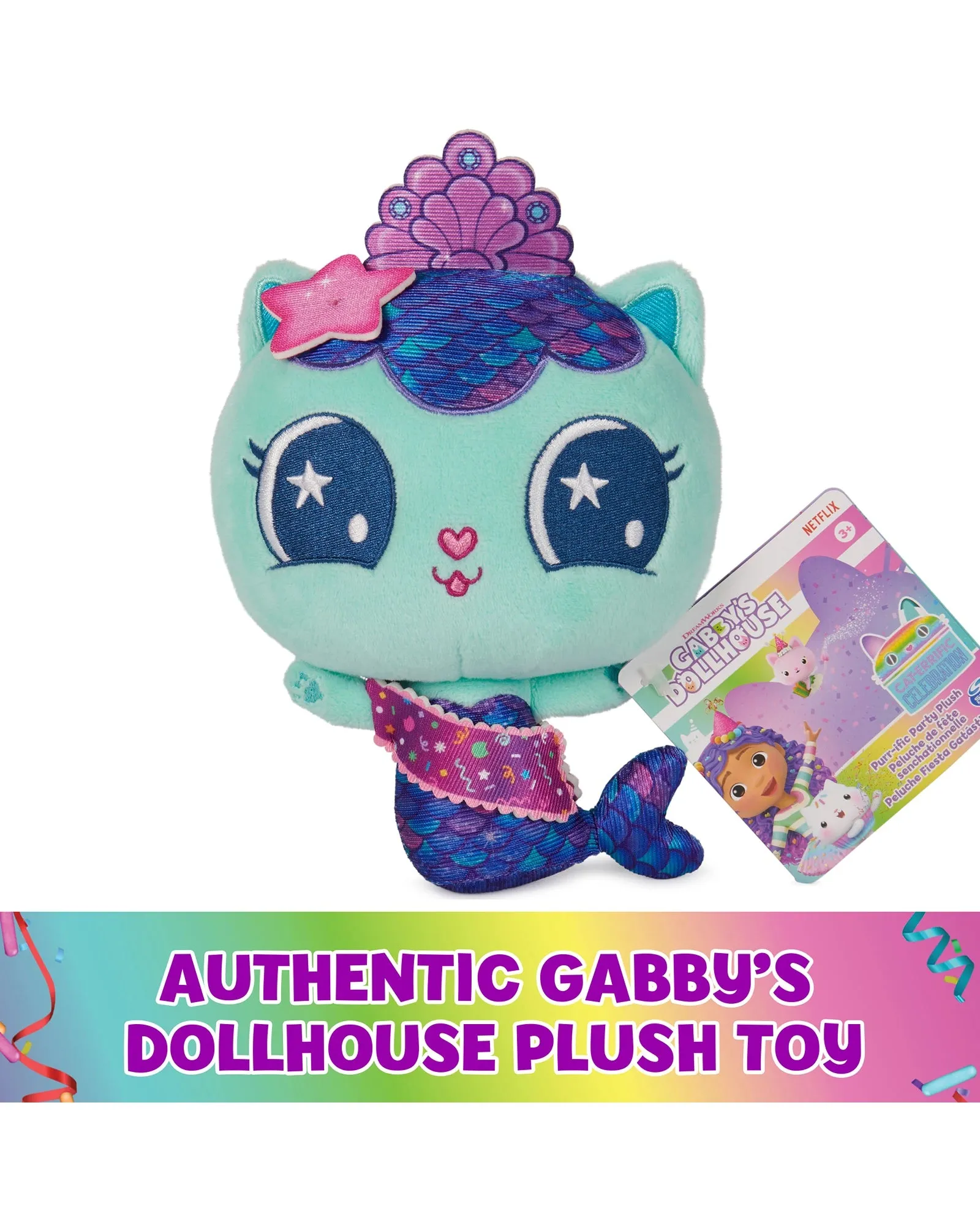 Gabbys Dollhouse Basic Plush Celebration - Assorted