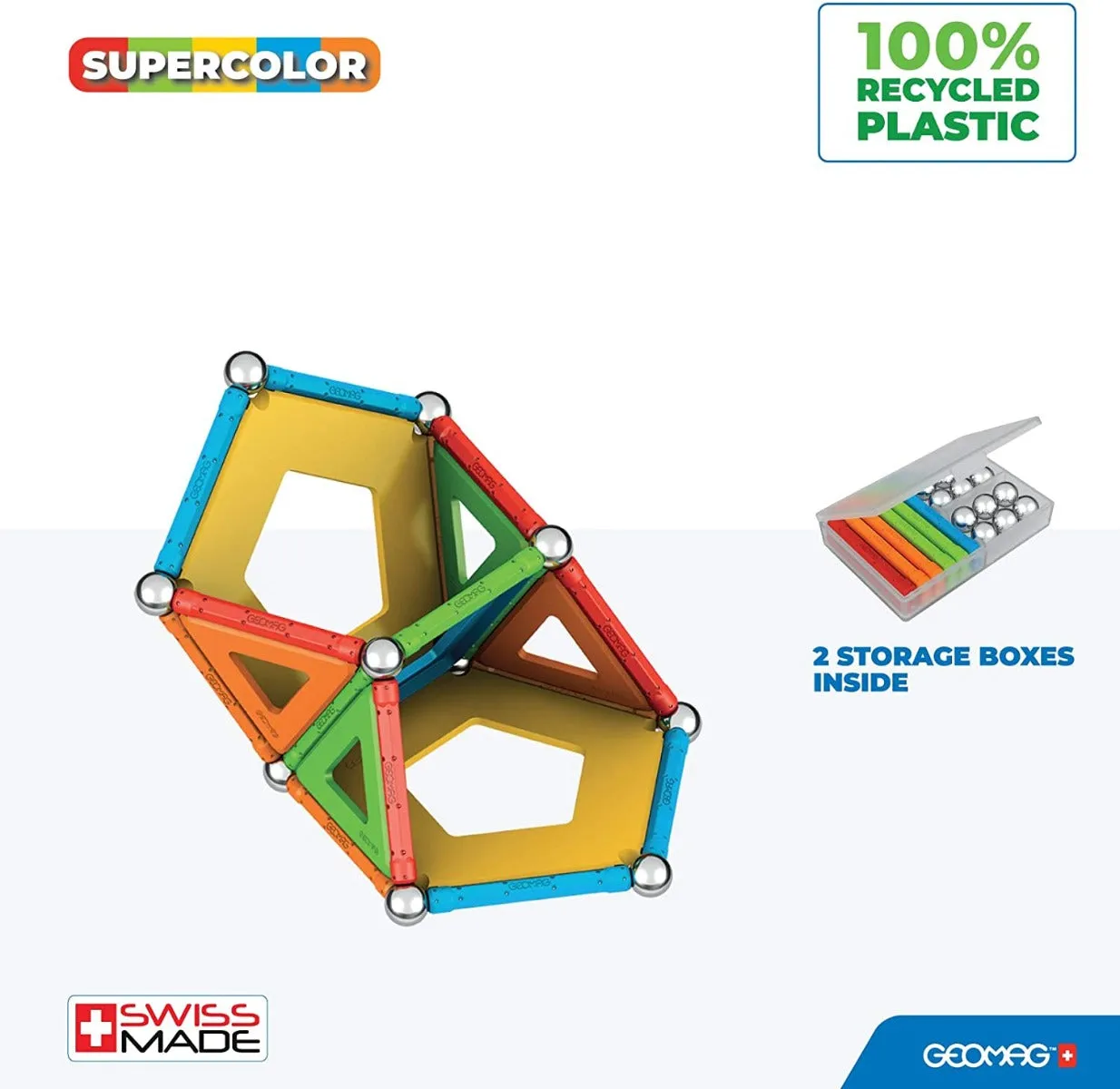 Geomag 378 Supercolor Panels Eco 52 pcs