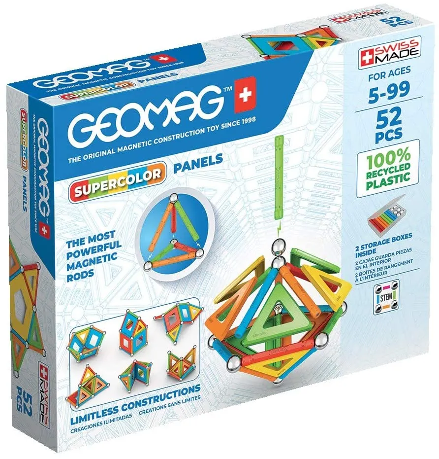 Geomag 378 Supercolor Panels Eco 52 pcs