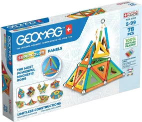 Geomag 379 Supercolor Panels Eco 78 pcs