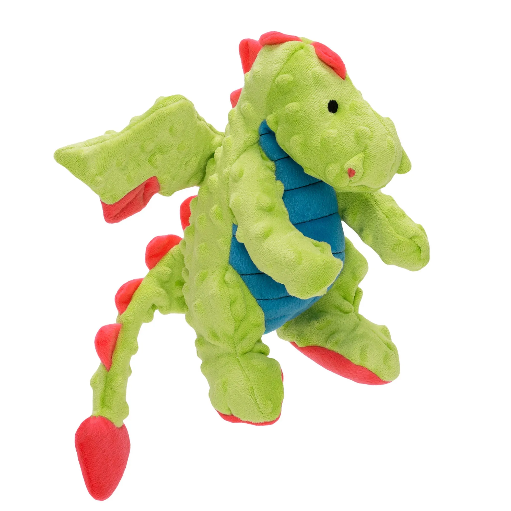 goDog - Dragons Squeaker Plush Pet Dog Toy