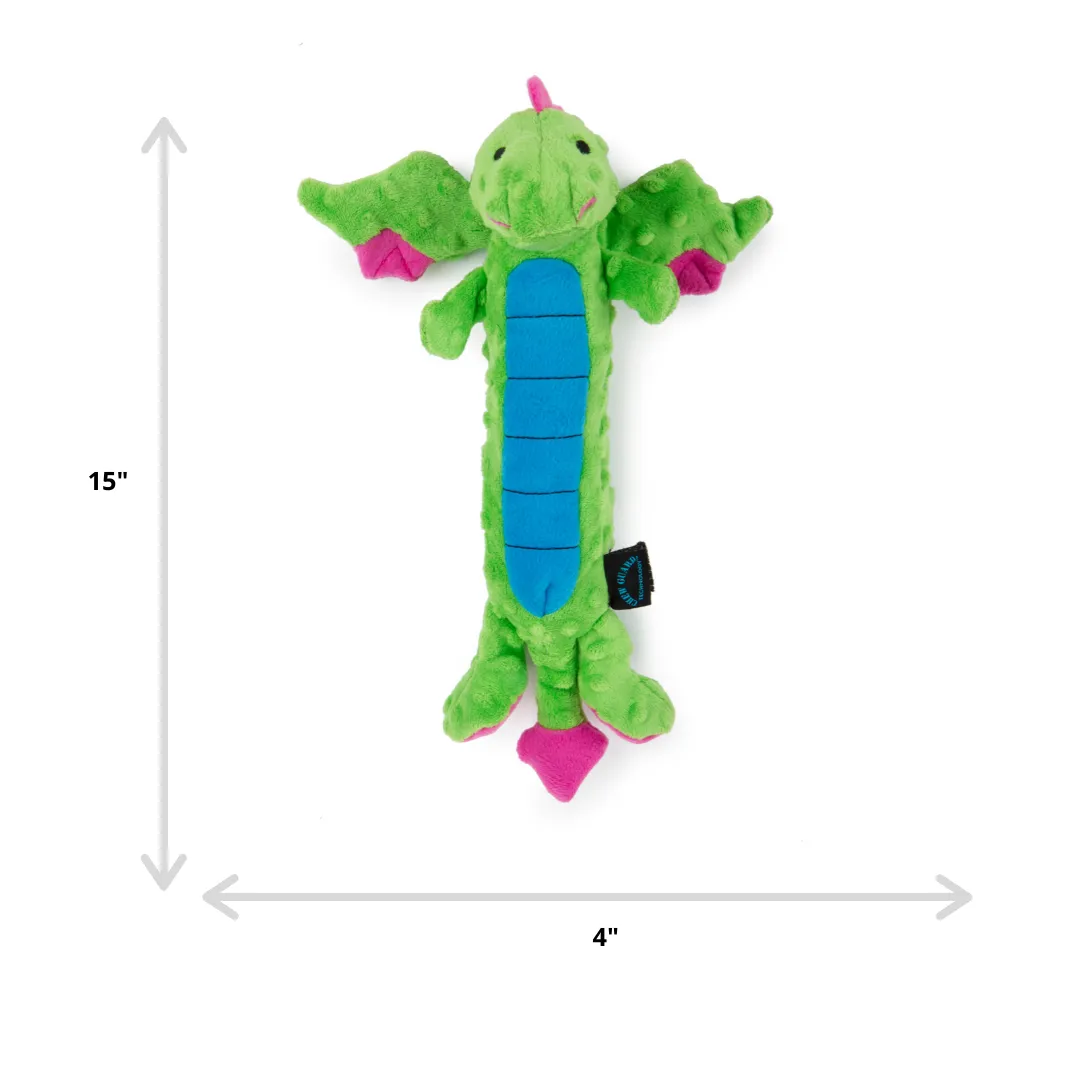 goDog - Dragons Squeaker Plush Pet Dog Toy