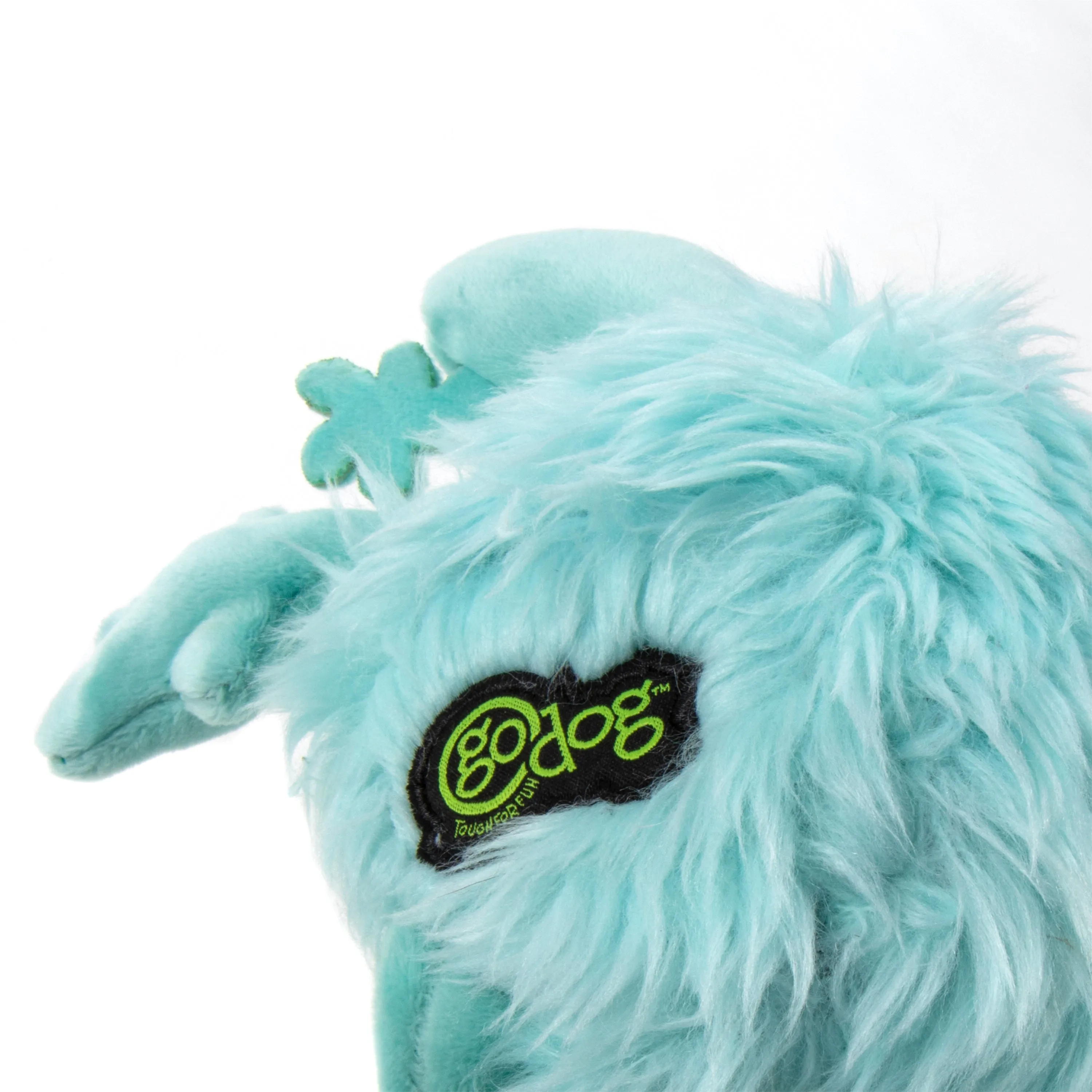 goDog - PlayClean Germs Squeaker Plush Dog Toy