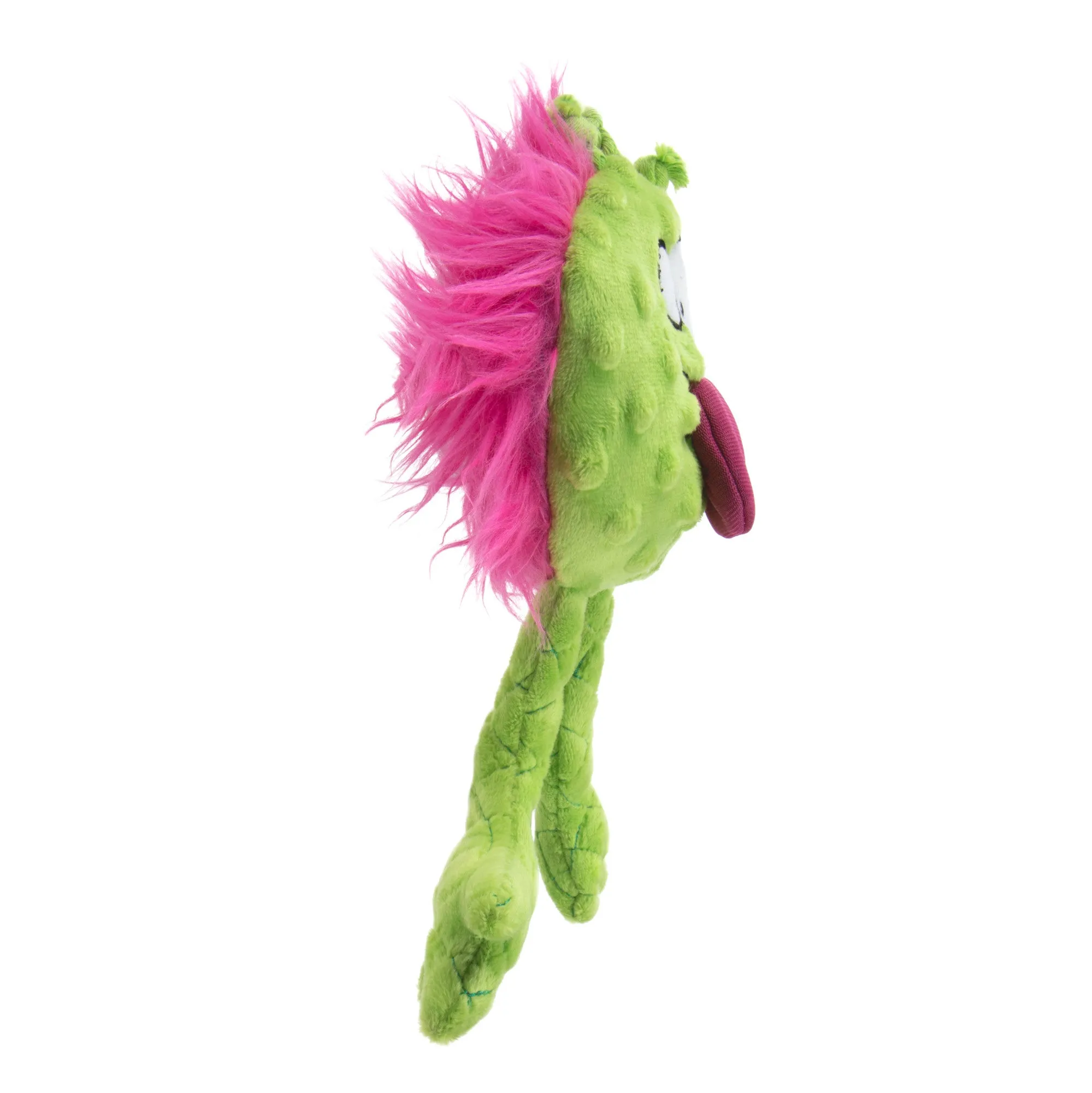 goDog - PlayClean Germs Squeaker Plush Dog Toy