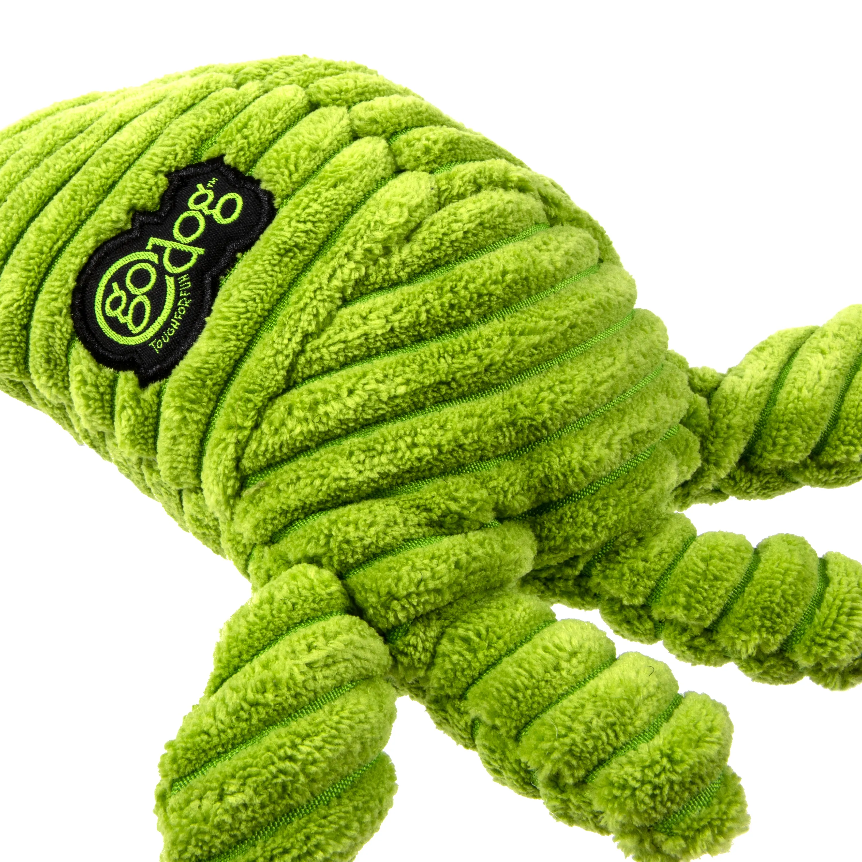 goDog - PlayClean Germs Squeaker Plush Dog Toy