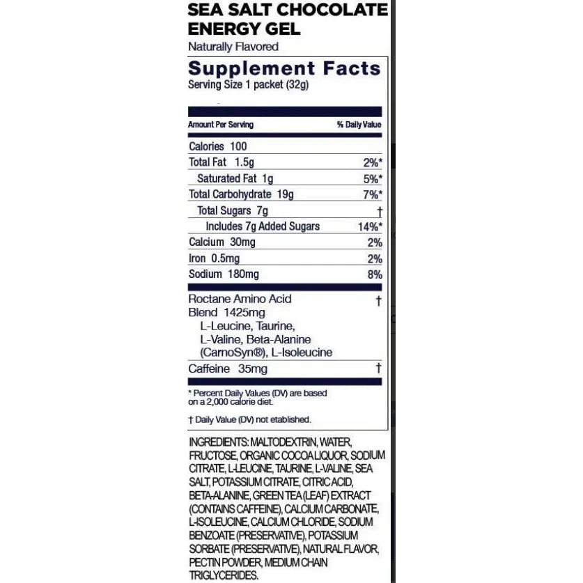 Gu Energy Roctane Energy Gels - 1 Packet