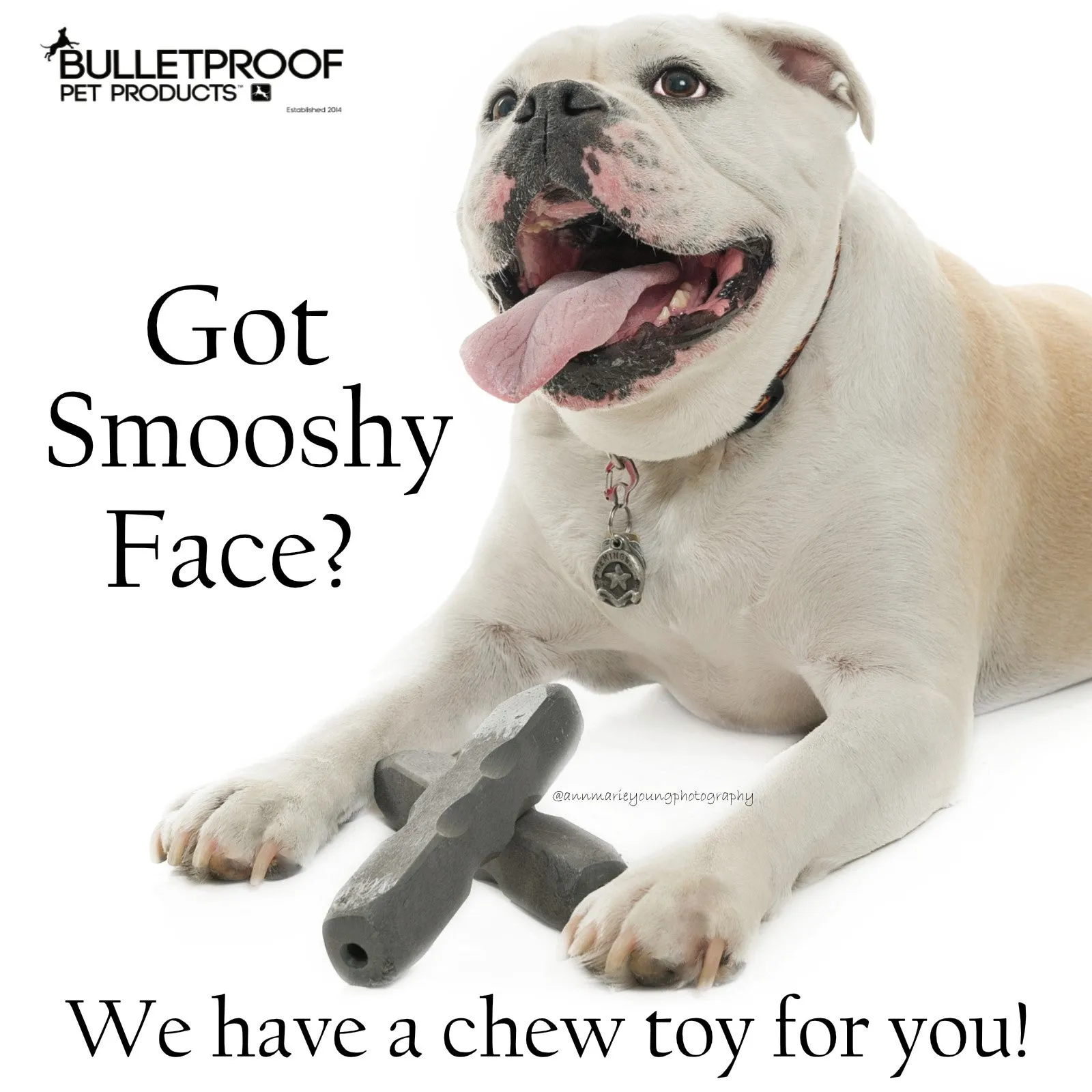 Indestructibone Professional Grade Smooshy Face - 40-80 lbs