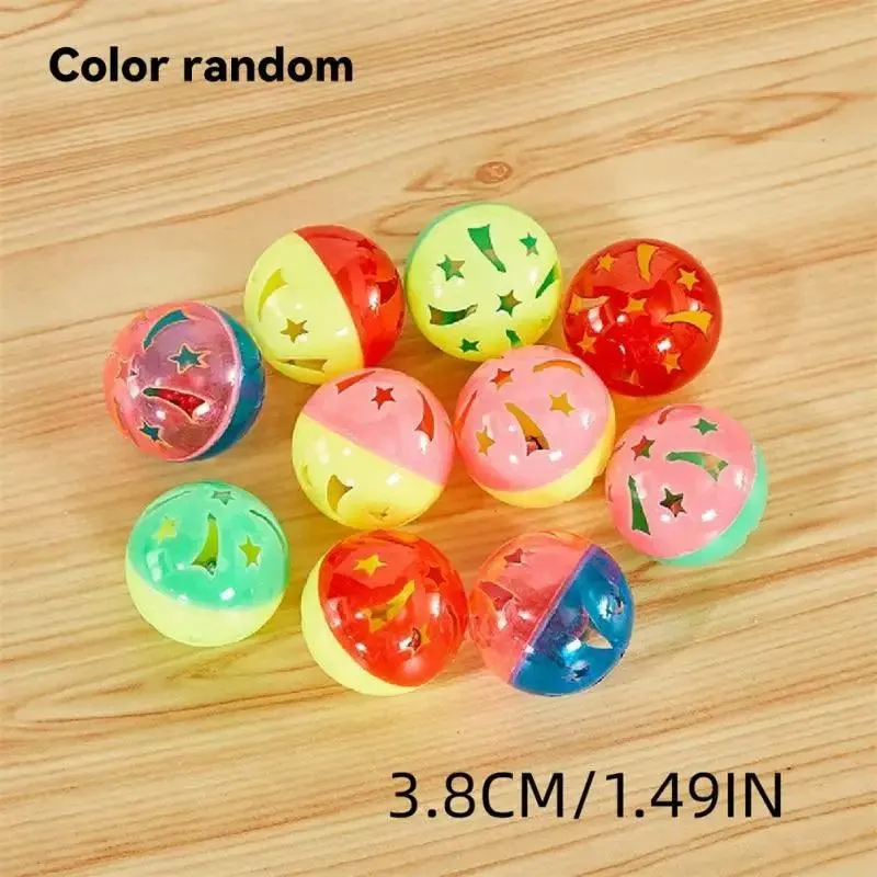 Interactive Colorful Plastic Ball with Bell