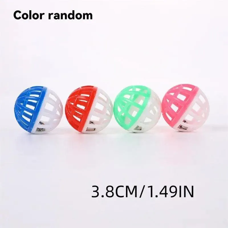 Interactive Colorful Plastic Ball with Bell