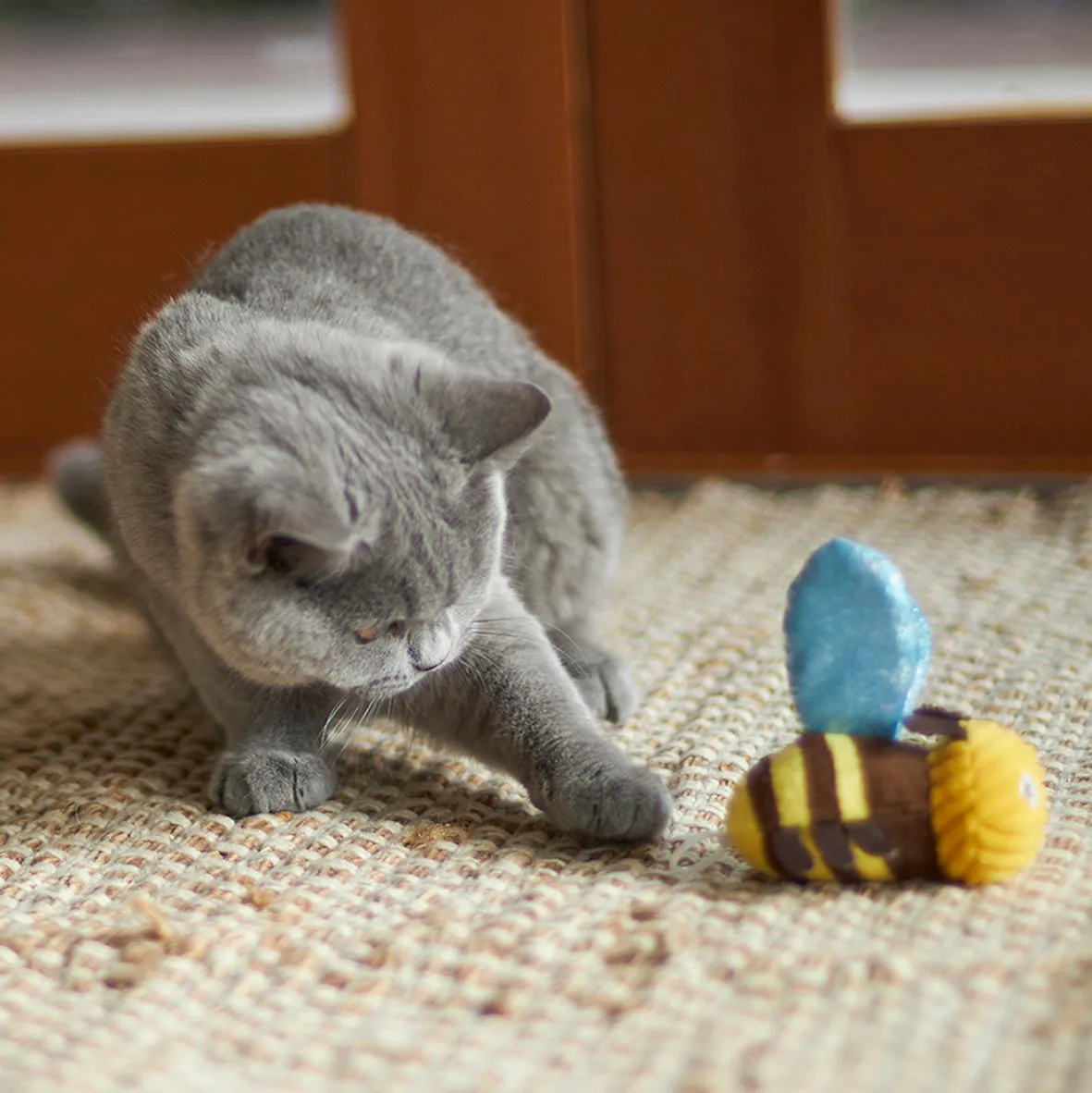 Kazoo Buzzing Bee Cat Toy