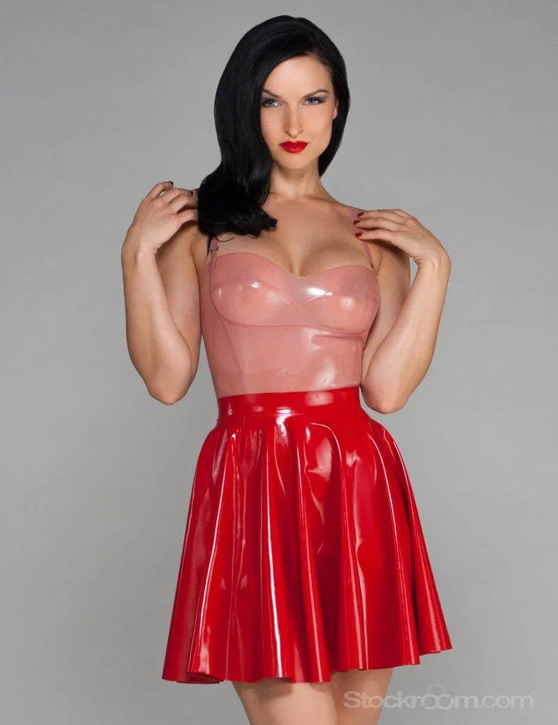 Latex Cheerleader Skirt