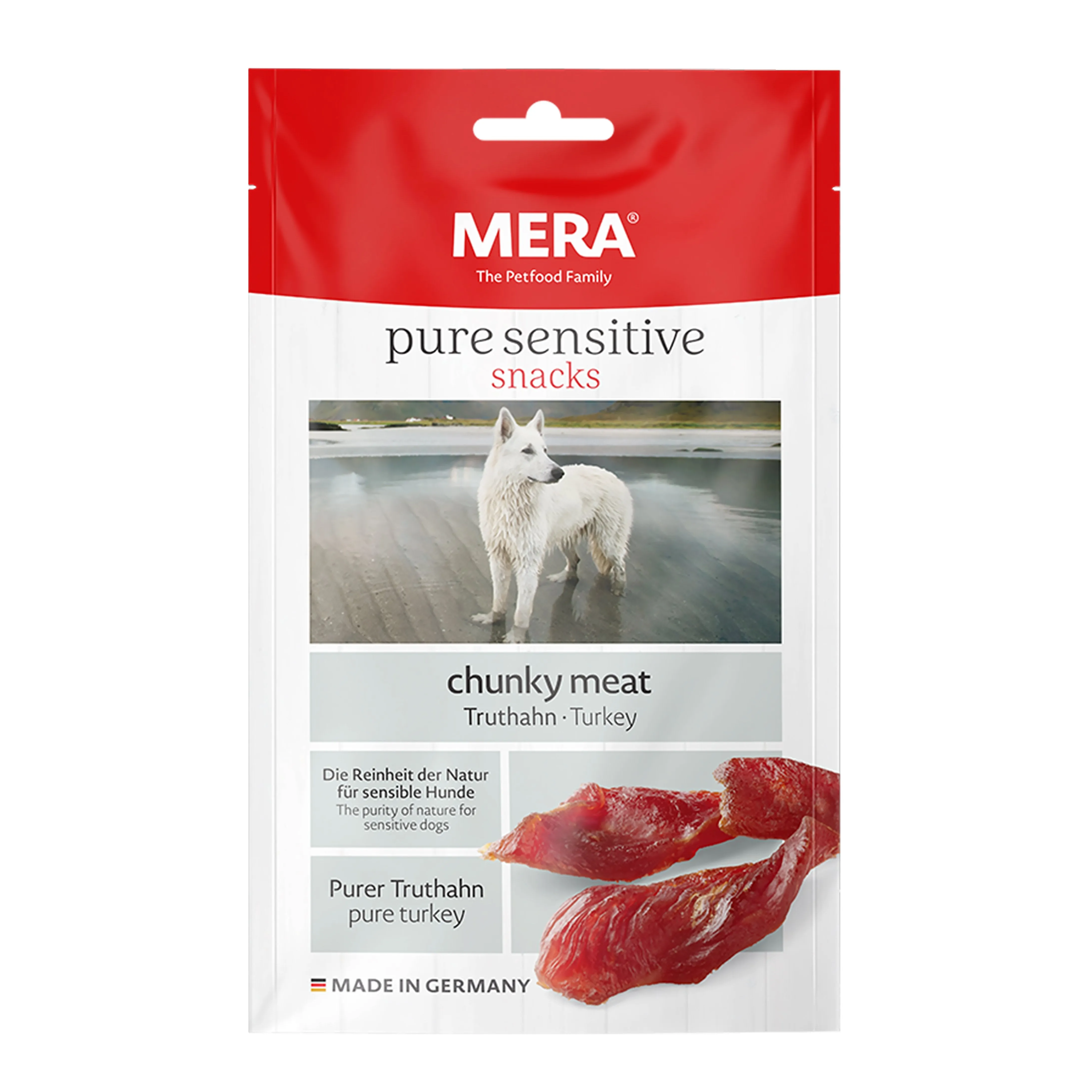 MERA pure sensitive snacks with chunky meat 100g