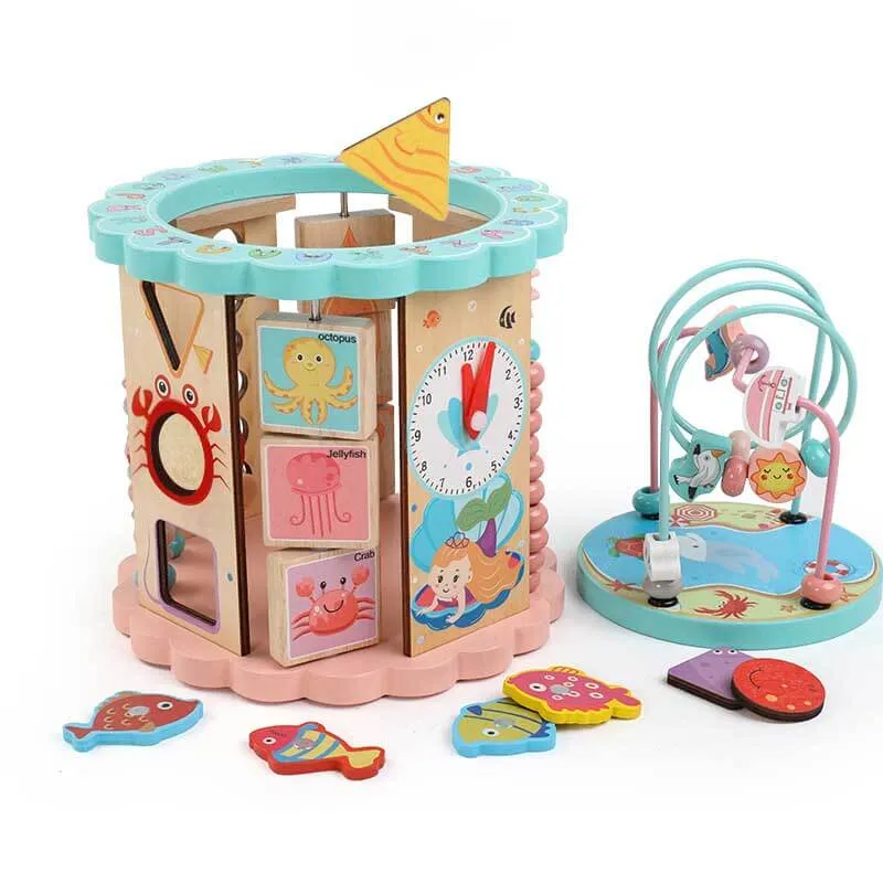 Multi-functional Wooden Toy Center