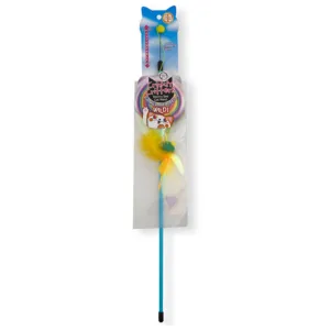 Necoichi Crinkly Critters Bouncy Bee Adjustable Cat Wand