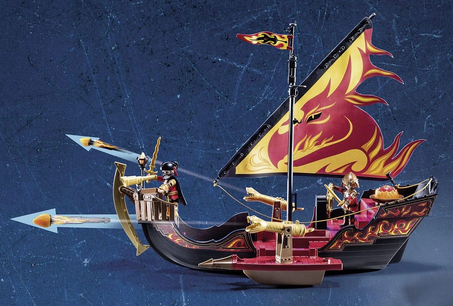 Playmobil Burnham Raiders Fire Ship