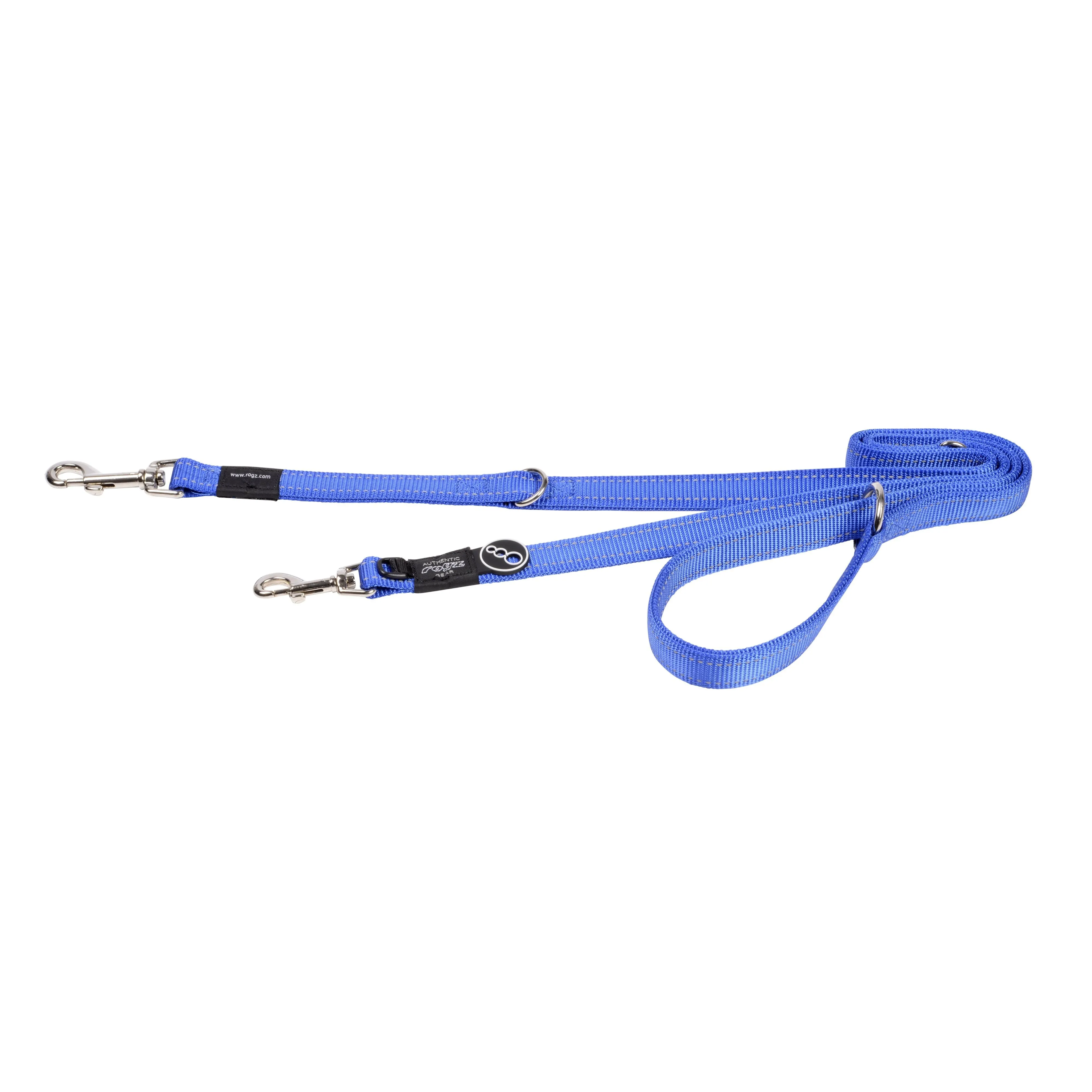 Rogz Specialty Large Dog Multi-Lead Blue