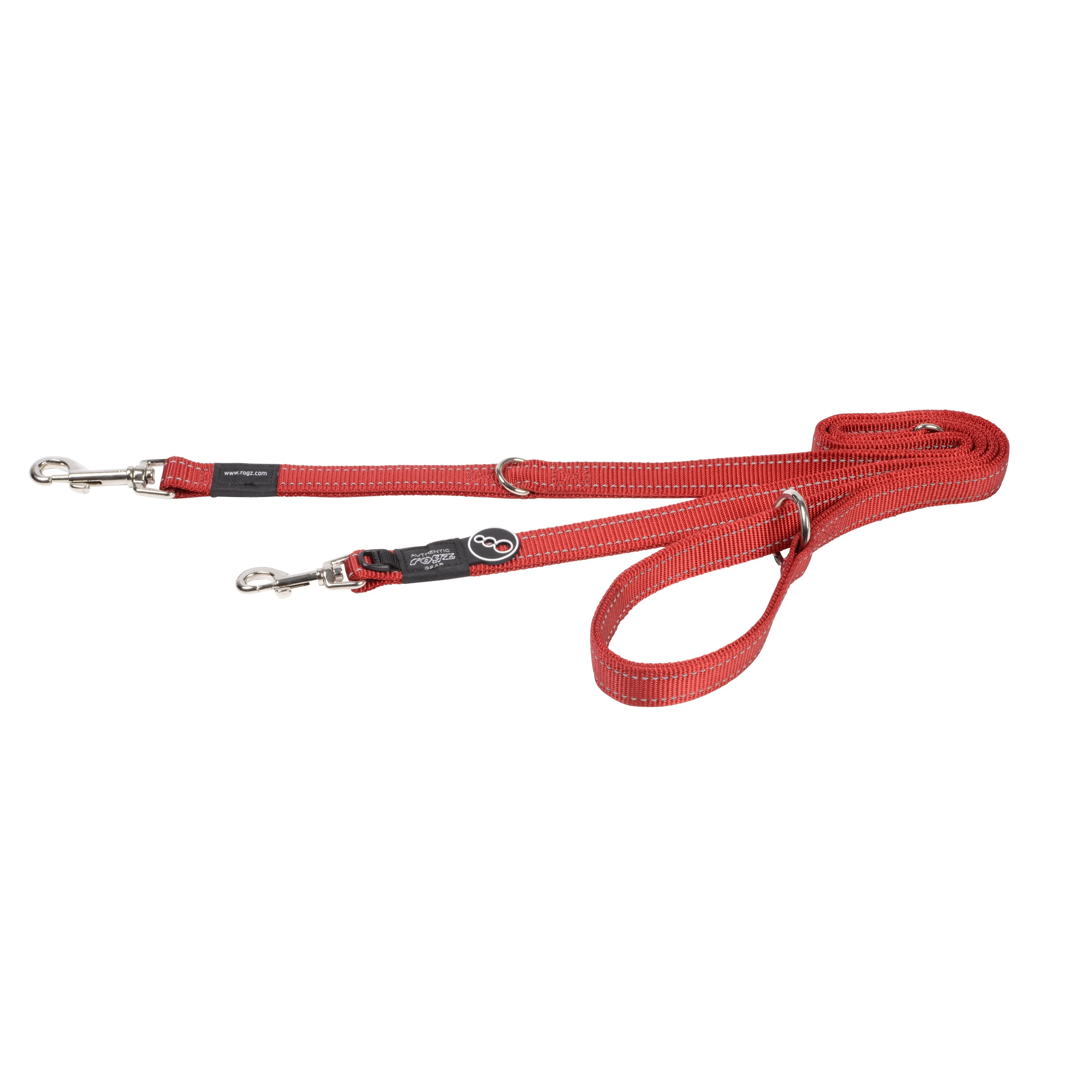 Rogz Specialty Large Dog Multi-Lead Red